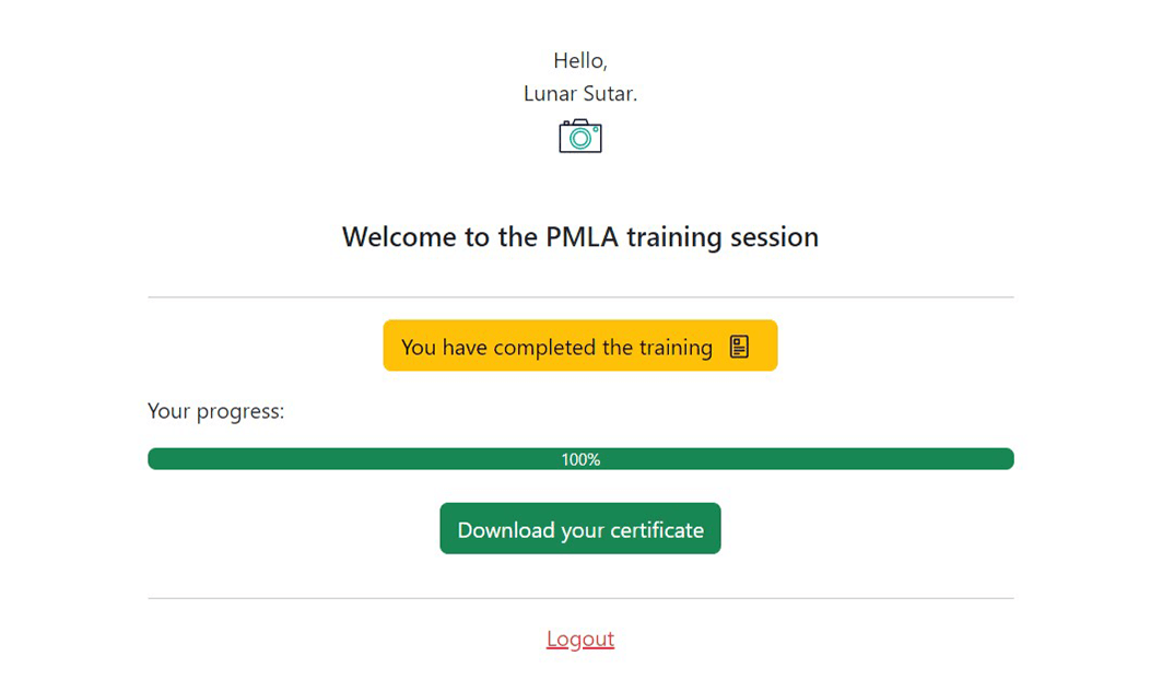 Online Certification Admin Panel